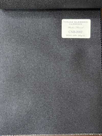 CNB2002 CANONICO(カノニコ) 定番 WOOLEN FLANNEL 濃紺 無地
