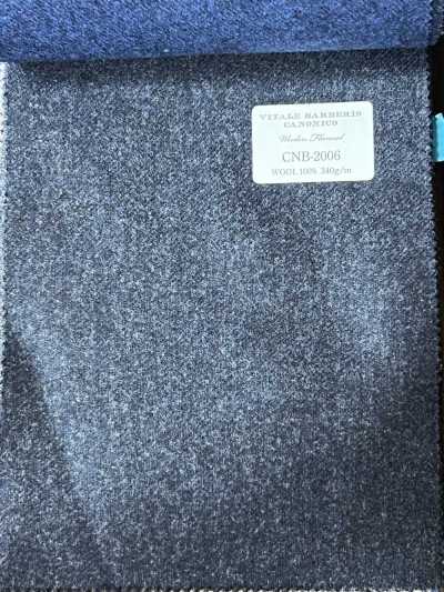 CNB2006 CANONICO(カノニコ) 定番 WOOLEN FLANNEL 濃紺 無地