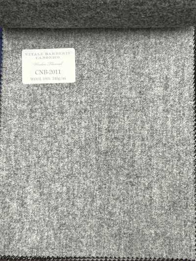 CANONICO(カノニコ) 定番 WOOLEN FLANNEL ライトグレー 無地