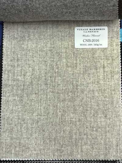 CNB2016 CANONICO(カノニコ) 定番 WOOLEN FLANNEL ライトベージュ 無地
