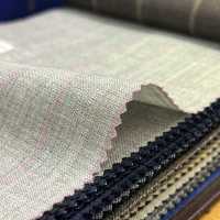 15CN1516 CANONICO カノニコ PURE WOOL TROPICAL SUITINGS グレー ペンシルストライプ[生地] CANONICO(カノニコ) サブ画像