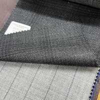 15CN1601 CANONIC カノニコ MESH SUITING(耳なし) グレンチェック ダークグレー[生地] CANONICO(カノニコ) サブ画像