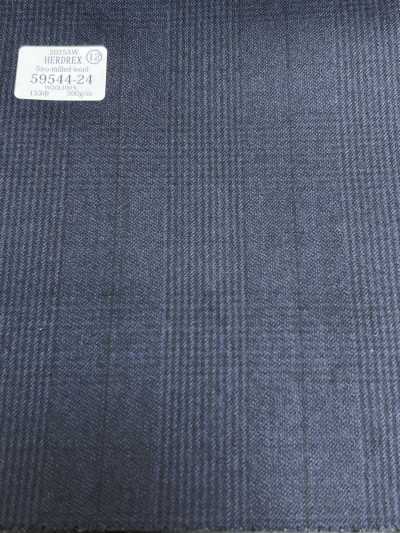 59544-24 26AW HERDREX 【Siro-milled wool】 サイロミルドウール 紺  グレンチェック