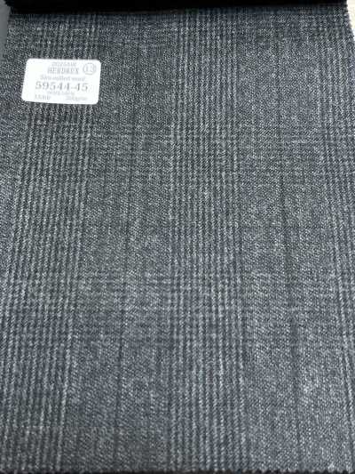 59544-45 26AW HERDREX 【Siro-milled wool】 サイロミルドウール チャコールグレー  グレンチェック