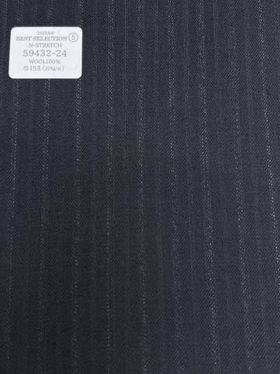 59432-24 26AW BEST SELECTION 【N-STRETCH】エヌストレッチ ネイビー シャドーストライプ
