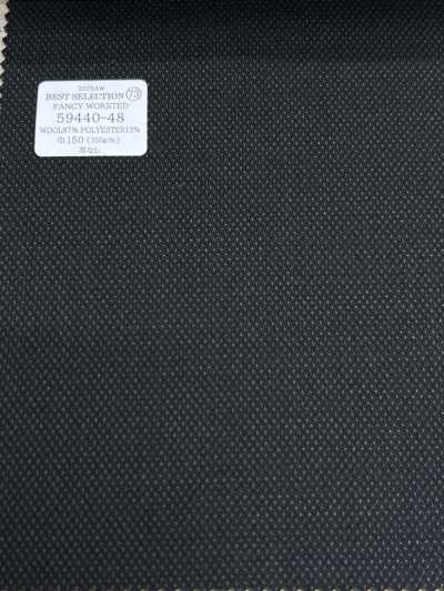 59440-48 26AW BEST SELECTION 【FANCY WORSTED】ファンシーウーステッド 濃紺 ピンドット