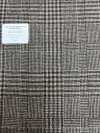 55CN5521 CANONICO(カノニコ) 21μ MOULINE' SAXONY ブラウン グレンチェック