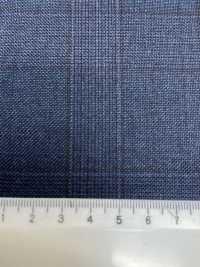 55CN5524 CANONICO(カノニコ) TRADITIONAL WORSTED 21μ ネイビー グレンチェック[生地] CANONICO(カノニコ) サブ画像