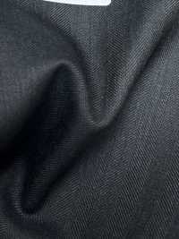 5ML0310 MIYUKI EVER WOOL（ミユキ・エバーウール） ヘリンボーン ダークブラウン[生地] 御幸毛織(ミユキ) サブ画像