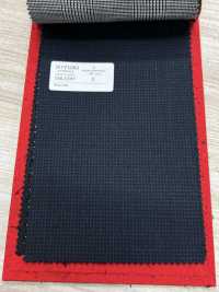 5ML0391 MIYUKI EVER WOOL（ミユキ・エバーウール） ハウンドトゥース ネイビー[生地] 御幸毛織(ミユキ) サブ画像