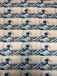 TPS3001 葛飾北斎 プリント裏地 リピート柄 サブ画像