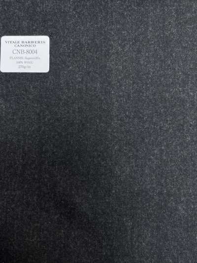 CNB8004 CANONICO(カノニコ) 定番 FLANNEL Super120's チャコールグレー 無地