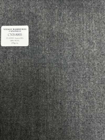 CNB8005 CANONICO(カノニコ) 定番 FLANNEL Super120's ミディアムグレー 無地