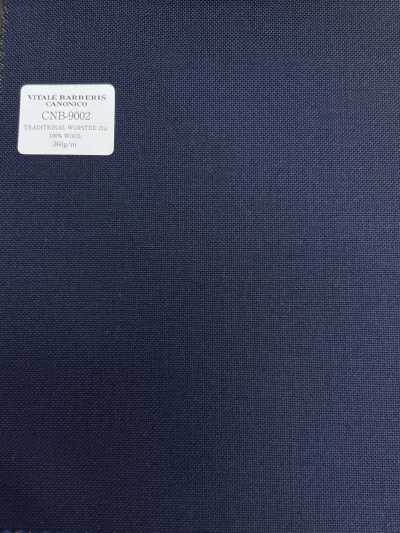 CNB9002 CANONICO(カノニコ) 定番 TRADITIONAL WORSTED 21μ ネイビー 無地