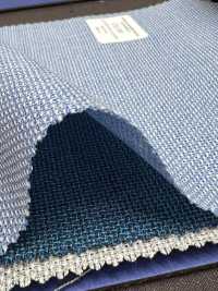 CNJ304 CANONICO(カノニコ) 定番 21μMONTECARLO JACKETING ホップサック ブルー 無地[生地] CANONICO(カノニコ) サブ画像