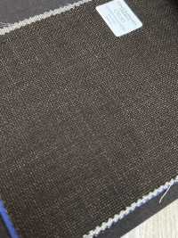 CNJ311 CANONICO(カノニコ) 定番 21μMONTECARLO JACKETING ホップサック ブラウン 無地[生地] CANONICO(カノニコ) サブ画像