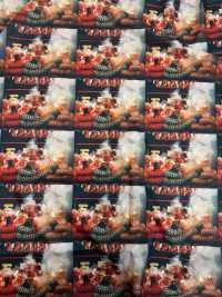 TPT1002 石見神楽 プリント裏地 リピート柄 サブ画像