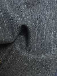 2MK4421 26SS 御幸生地 MIYUKI エッセンシャルズ ESSENTIALS ACTIVA チャコールグレー ストライプ 御幸毛織(ミユキ) サブ画像