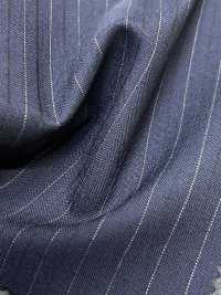 2ML4556 26SS 御幸生地 MIYUKI エッセンシャルズ TROPICS 紺 ストライプ 御幸毛織(ミユキ) サブ画像