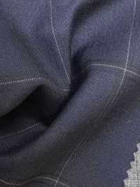 2ML4571 26SS 御幸生地 MIYUKI エッセンシャルズ TROPICS 紺 チェック 御幸毛織(ミユキ) サブ画像