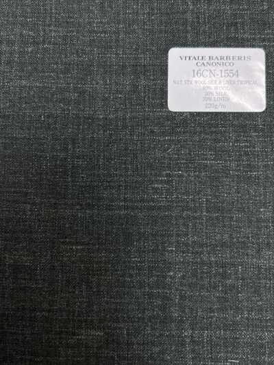 16CN1554 26SS VBC ヴィターレ・バルベリス・カノニコ SUPERSONIC NATURAL STRETCH  WOOL SILK & LINEN TROPICAL