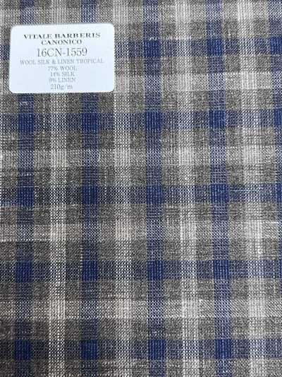 16CN1559 26SS VBC ヴィターレ・バルベリス・カノニコ WOOL SILK & LINEN TROPICAL