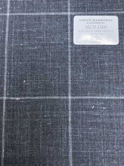 16CN1560 26SS VBC ヴィターレ・バルベリス・カノニコ WOOL SILK & LINEN TROPICAL