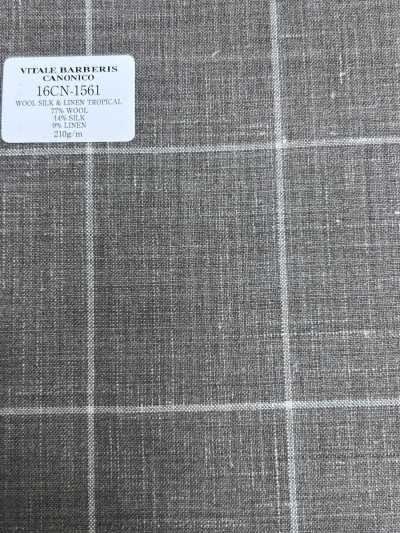 16CN1561 26SS VBC ヴィターレ・バルベリス・カノニコ WOOL SILK & LINEN TROPICAL