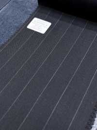 M02062-4 KUNISHIMA1850 Exclusive line 【Superfine Worsted】紺 ヘリンボーン[生地] 国島株式会社 サブ画像