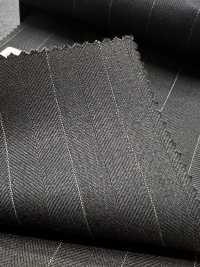 M02062-4 KUNISHIMA1850 Exclusive line 【Superfine Worsted】紺 ヘリンボーン[生地] 国島株式会社 サブ画像