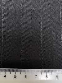 M02062-8 KUNISHIMA1850 Exclusive line 【Superfine Worsted】茶 ヘリンボーン[生地] 国島株式会社 サブ画像
