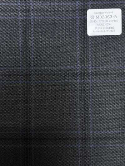 M02063-5 KUNISHIMA1850 Exclusive line 【Superfine Worsted】グレー チェック