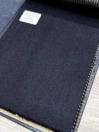 M02047-2 KUNISHIMA1850 Exclusive line 【SOMO CASHMERE 100%】 紺 ヘリンボーン[生地] 国島株式会社 サブ画像