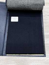 M02047-2 KUNISHIMA1850 Exclusive line 【SOMO CASHMERE 100%】 紺 ヘリンボーン[生地] 国島株式会社 サブ画像