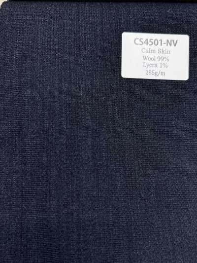 CS4501-NV 定番  国産 カームスキンストレッチ(強撚トロピカル) ネイビー