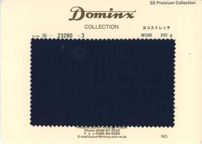 23280-3 定番 Pant Collection ヨコストレッチ ウール100% DOMINX(ドミンクス) プレミアムコレクション ネイビー