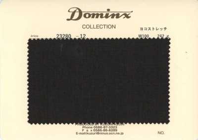 23280-12 定番 Pant Collection ヨコストレッチ ウール100% DOMINX(ドミンクス) プレミアムコレクション チャコールグレー