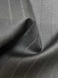 69580-17 26AW HERDREX 【Silk & Wool】 シルクアンドウール 黒 シャドウストライプ[生地] 国島株式会社 サブ画像