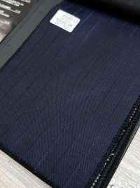 69580-38 26AW HERDREX 【Silk & Wool】 シルクアンドウール 紺 シャドウストライプ[生地] 国島株式会社 サブ画像