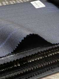 69580-38 26AW HERDREX 【Silk & Wool】 シルクアンドウール 紺 シャドウストライプ[生地] 国島株式会社 サブ画像