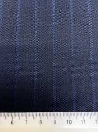 69580-38 26AW HERDREX 【Silk & Wool】 シルクアンドウール 紺 シャドウストライプ[生地] 国島株式会社 サブ画像