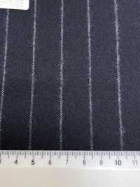 69582-20 26AW HERDREX 【Tasmanian Flannel】 シルクアンドウール 紺 ストライプ[生地] 国島株式会社 サブ画像