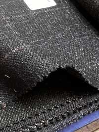 56CN5231 CANONICO(カノニコ) WOOL SILK & LINEN FANCY SUITING ネイビー/ブラウン ウィンドウペン[生地] CANONICO(カノニコ) サブ画像