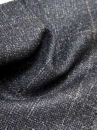 56CN5231 CANONICO(カノニコ) WOOL SILK & LINEN FANCY SUITING ネイビー/ブラウン ウィンドウペン[生地] CANONICO(カノニコ) サブ画像