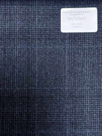 56CN5245 CANONICO(カノニコ) MILLED TROPICAL ネイビー グレンチェック