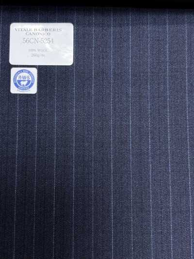 56CN5254 CANONICO(カノニコ) RWS 21 PRUNELLE ネイビー ストライプ