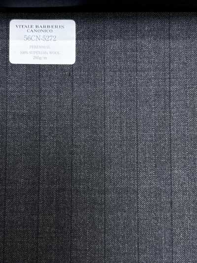 56CN5272 CANONICO(カノニコ) PERENNIAL-CLASSICS グレー ストライプ
