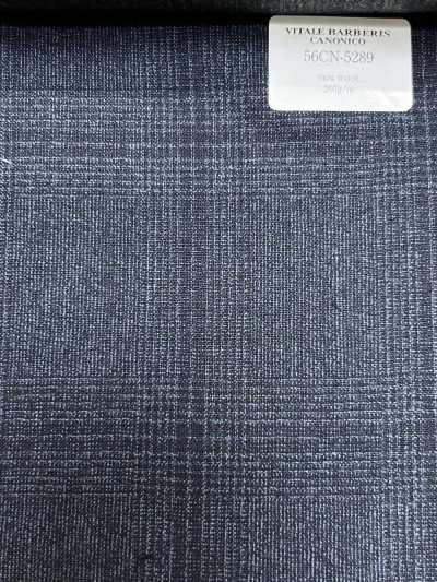 56CN5289 CANONICO(カノニコ) MILLED TROPICAL ネイビー グレンチェック