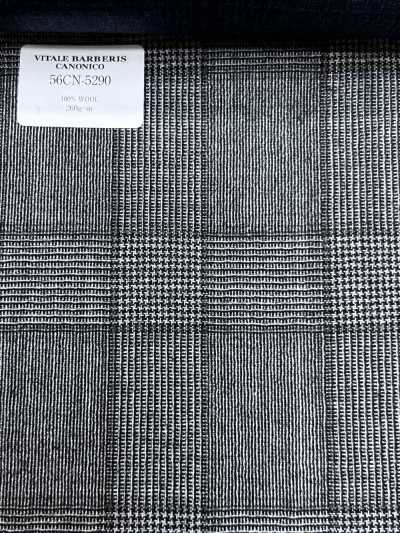 56CN5290 CANONICO(カノニコ) MILLED TROPICAL ブラウン グレンチェック