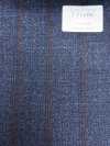 LP6606 Loro Piana ネイビー×レッド ストライプ
